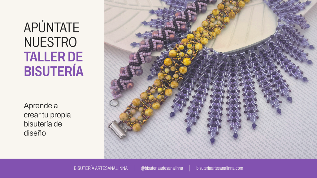 Publicación que promociona el taller de bisutería de la tienda-taller Bisutería Artesanal Inna